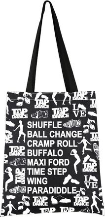 Generic PYOUL Tap Dancing Lover Gift Tap Dancer Tote Bag Tap Dance Teacher Handbag Dance Recital Gift Love Tap Dance Gift (Tap Dancer Tote)