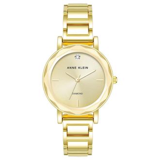 Anne Klein Classic Gold-tone Dial Ladies Watch AK/3966CHGB
