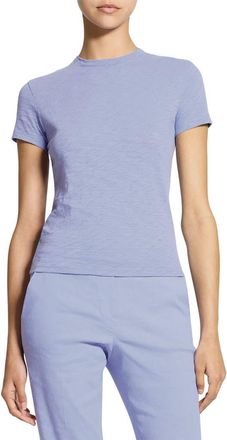 Theory 2 Nebulous Organic Cotton Tiny Tee in Lavender Glow at Nordstrom, Size Petite