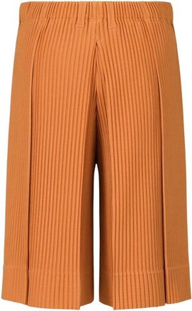 Issey Miyake Dames, Korte broeken, Oranje, Maat: L