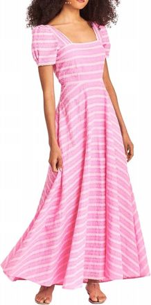 LoveShackFancy Ryan Dress In Pink Flamingo