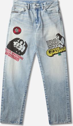 Hysteric Glamour Men s Hysteric Days 50 s XX Straight Denim Pants Indigo