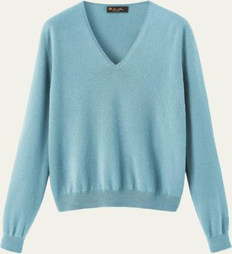 Loro Piana Sergio V-Neck Cashmere Sweater