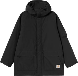 Carhartt Work in Progress Stanwood Parka - Heren - Jassen - Zwart - Maat: L Zijde