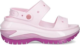 Crocs platform strap sandals - Roze