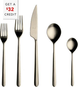Mepra 5Pc Flatware Set With $32 Credit