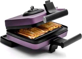 FriFri Frifri - Aparato Croque Monsieur - Morado Mate - 2x600w - Fri022820012pup - 5412144890020