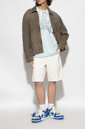 Diesel T-shirt T-GASPARD-IHBJ, Mens, Light Blue