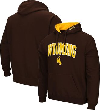 Colosseum Mens Colosseum Brown Wyoming Cowboys Arch and Logo Pullover Hoodie at Nordstrom, Size Small