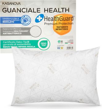 KASANOVA Cuscino guanciale memory ioni argento Health