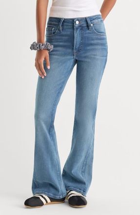 Good American Soft High Waist Bootcut Jeans in Indigo1238 at Nordstrom, Size 14P