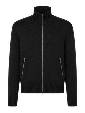 Tom Ford ZIP-UP CARDIGAN IN M&Eacute;RINOS WOOL - Tom Ford - Man