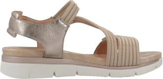 Stonefly Elastische Platte Sandalen - Dames - Sandalen - Geel - 39 EU - Schoenen