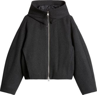 Marc O'Polo Woven Outdoor Jassen - Dames - Zomerjassen - Grijs - XL - Wol - Jassen