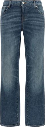 7 For All Mankind Jeans - Dames - Regular Fit Jeans - Blauw - W25 - Jeans