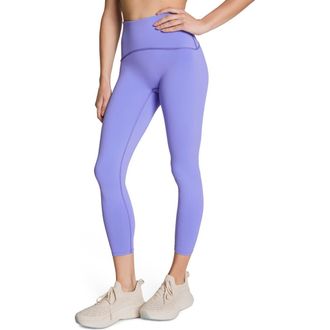 Spanx Booty Boost Low Show Sweat 7/8 Leggings in Light Amethyst at Nordstrom Rack, Size X-Large