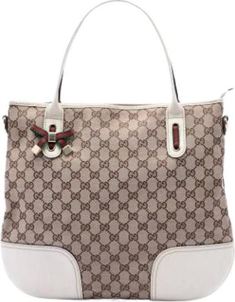 Gucci Borsa Satchel Pre-owned - - Pre-owned - Donna - Beige - ONE SIZE