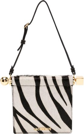 Jacquemus Borsa The Rond Carr&eacute; mini - Nero