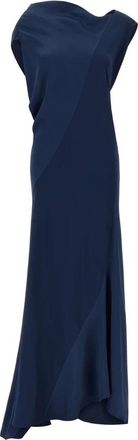 Alberta Ferretti Kleedjes, Dames, Blauw, M, Jurken