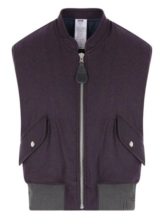 Magliano zip-up gilet - Purple