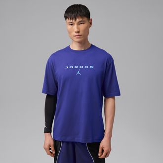 Nike Jordan Mens Jordan Flight Mountainside T-Shirt in Blue | IQ6173-432