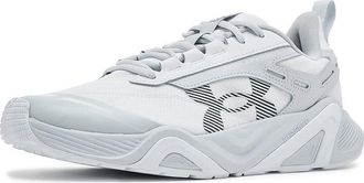 Under Armour Charged Commit Trainer 5 Mens Cross Training Shoes White/Halo Gray/Castlerock : 10.5 D - Medium, Synthetic