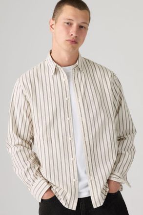 Levi's Classic Relaxed Shirt - Hombre - L - Multicolor / Mason Stripe Egret