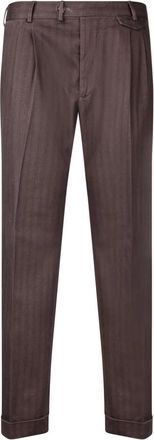 Dell'Oglio Suit Broeken - Heren - Nette broeken - Beige - M - Broeken
