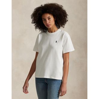 Ralph Lauren Losjes vallend T-shirt met ronde hals en korte mouwen