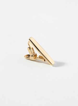 Mon Art Mens Small gold tie clip