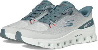 Skechers Arch Fit Glide-Step Pro Hands Free Slip-In Mens Shoes Light Gray/Blue : 11.5 D - Medium, Textile