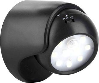 OEM Aplique De Pared Exterior Con Sensor De Movimiento. Iluminaci&oacute;n Led Exterior De 1000 L&uacute;menes. Funciona Con Pilas, Sin Cables. Rotaci&oacute;n E Inclinaci&oacute;n D