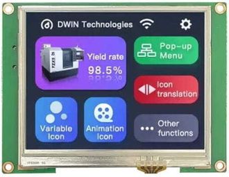 OEM Pantalla T&aacute;ctil Resistiva Lcd Dwin Hmi De 3,5 Y 320 X 240