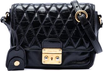 Miu Miu Pre-owned Miu Miu Vitello Shine Trapu Crossbody Ladies ZUN0NFWI3LHQ8MS8