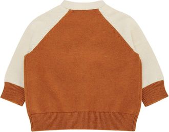 BONPOINT Boys Layette Brown Coton Biologique Cachemire Maglieria Sweater