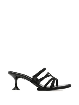 Sergio Rossi Wildleder-Absatzsandalen