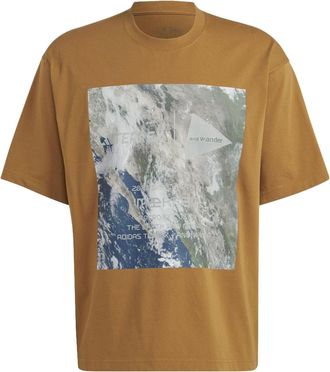 adidas Terrex Graphic T-shirt Tan HR7142