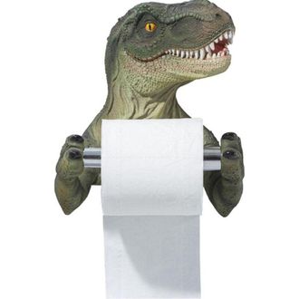OEM Soporte De Papel Higi&eacute;nico De Pared Con Forma De Dinosaurio: Ideal Para Mantener El Ba&ntilde;o Organizado (2 Unidades)