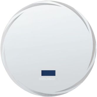 Beliani Beliani - Specchio da parete a led argento rotondo con altoparlante bluetooth 60 x 60 cm Tanay