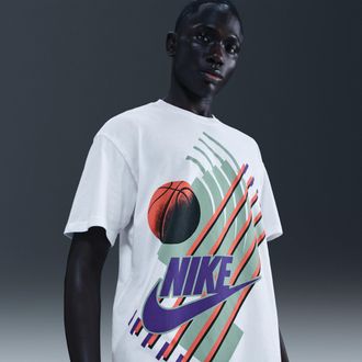 Nike Mens Basketball T-Shirt in White | IH4126-100