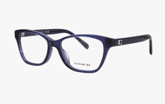 Coach Womens Transparent Eyeglass Frames In Blue