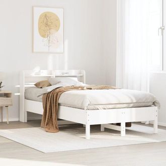 vidaXL Vidaxl - Estructura De Cama Sin Colch&oacute;n Madera De Pino Blanca 90x200 Cm