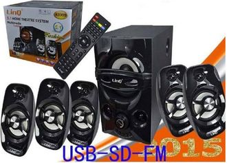 Trade Shop Linq - Kit Casse Acustiche A3309 Sistema Altoparlanti Dolby Surround 5.1 Usb Hd Tv Pc