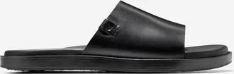 Cole Haan Mens Grand Neoclassic Single Strap Sandals - Black Size 10