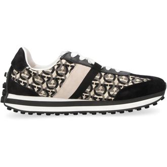 Ferragamo Su&egrave;de Inzet Low-Top Sneakers - Heren - Sneakers - Zwart - 42 EU - Su&egrave;de - Schoenen