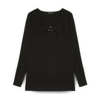 Fiorella Rubino Donna, Maglie, Nero, XL, new