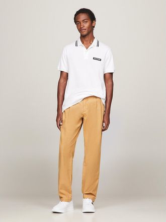Tommy Hilfiger Mens Tapered Fit Garment-Dyed Chino - Classic Khaki - 31W x 34L