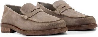 AllSaints Bloom Convertible Penny Loafer in Karoo Brown at Nordstrom, Size 13