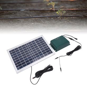 Infinite Kit De Riego Autom&aacute;tico Solar Por Goteo Bsv Ic006: Sistema De Riego Ecol&oacute;gico Para Armar Usted Mismo, Con Bater&iacute;a De Iones De Litio De 11,1 V Y 2200 M