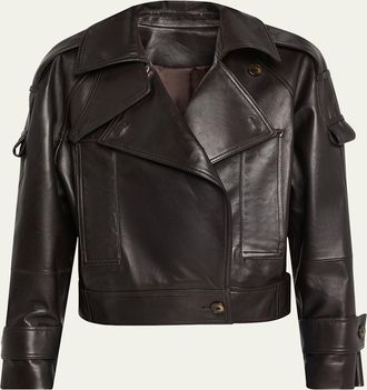A.L.C. Miles Leather Utility Jacket